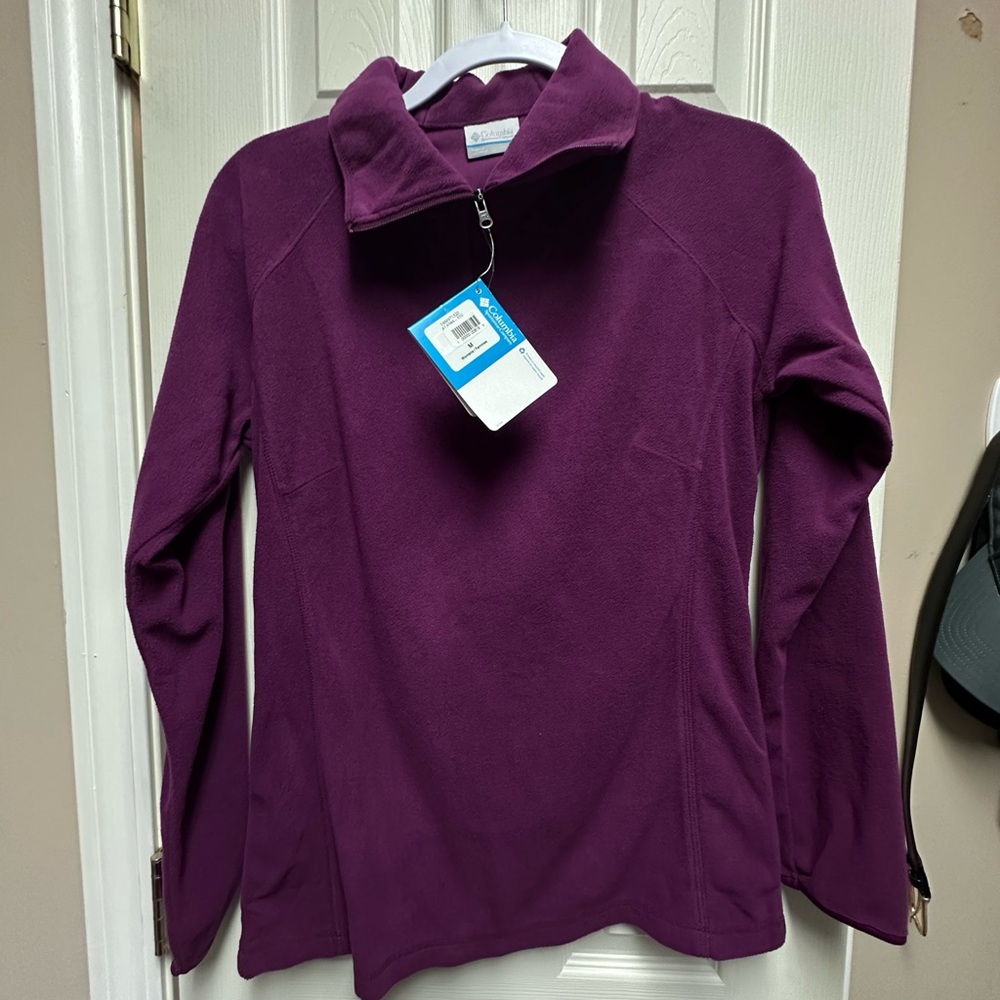Columbia Plum Quarter-Zip Fleece